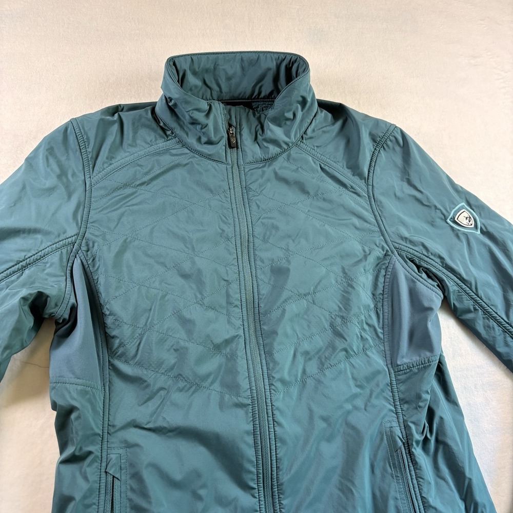 Kuhl The One Jacket Womens Small Teal Full Zip Insulated Lightweight Stretch - Picture 2 of 16